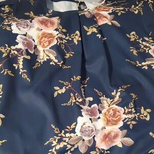Floral Navy Blouse